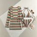 Women's Knitted Three Piece Swimsuit Sexy Hollowed Out Bikini Fashion Swimwear For Beach Vacations_ecoleips.com