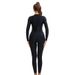 Muslim New Long Sleeved One Piece Swimsuit For Women In European And American Colors, Fully Surrounded Diving Suit Trousers Swimsuit_ecoleips.com