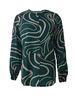 Women Tops Women Muslim Floral Shirt Robe Fashion Puff Sleeve_ecoleips.com