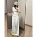 New Women's Tencel Linen Oxygen Pants Summer Thin Ice Silk Casual Loose Wide Leg Cotton And Linen Breathable Pants_ecoleips.com
