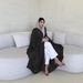 Verve 2025 Spring Summer New Arrival Muslim Coat Fashion Soft Light Forging Batwing Sleeve Abaya Women Clothing_ecoleips.com