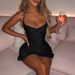 Women's Sleeveless Elegant Dress High Quality Waist Slimming Sophisticated Summer Dress_ecoleips.com