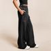Cross-border Bestseller: Elegant Commuter Women's Clothing, Vintage Casual Drapey Wide-leg Floor-length Loose_ecoleips.com