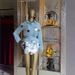 Women's Summer 2 Piece Set Fashion Vacation Long Sleeved Sequined Shirt And A-Line Skirt American Style_ecoleips.com