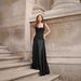 Women's Clothing Style Black Evening Dress Long Sleeveless Spaghetti Strap Dress For Women For Formal & Casual For Women_ecoleips.com