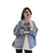 Fall 2026 New Casual Short Denim Jacket For Women, Spring Autumn Style, With A Unique Design, Niche And Trendy On_ecoleips.com