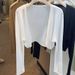 Women's Style Sun Protective Chiffon Blouse Outerwear Shawl Dress Camisole Cardigan Short Jacket Niche Knitwear_ecoleips.com