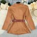 Deerskin Velvet Blazer Jacket – Women's Autumn/Winter Fashion Suit Coat With Spot Detail (Khaki, S-XL)_ecoleips.com