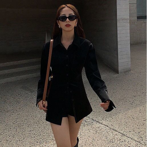 Women's Clothing White Long Sleeved Slim Shirt For Women Niche Design_ecoleips.com