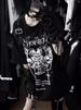 Yabi Hottie Gothic Dark Vintage Tops Subculture Y2k Print Short Sleeves Loose T-shirt Women Black Casual Clothes 2000s Chic Tees_ecoleips.com