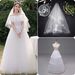 Lightweight Off-The-Shoulder Wedding Dress French White Simple Princess Style Mori Girl Suitable For Outdoor Travel Photography_ecoleips.com