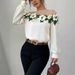 Women's Clothing Shirt Women Celebrity Style Heavy Mesh Splicing Satin Embroidery Shirt Tops Women Spring New_ecoleips.com
