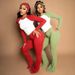 Women's Clothing Women's Fashion Long Sleeved Round Neck T-Shirt And Headscarf Set Patchwork Color Blocking Slim Fit Trousers Style Autumn Winter_ecoleips.com