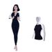 Aria Basics New Model Of Diving Suit With Hood, Chest Pad, Sun Protection, Slimming, Tight-fitting Sportswear, Surfing, Hot Spring_ecoleips.com
