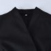 2025 Fall/Winter New Vintage Contrast Color Patchwork Hem Black Slim-Fit Long-Sleeve Blazer For Women, Cross-Border_ecoleips.com