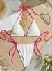 Women's Clothing Style Sexy Bikini Two Piece Swimsuit With Straps For Women Perfect For Hot Spring Modest Coverage Beach & Pool Ready_ecoleips.com