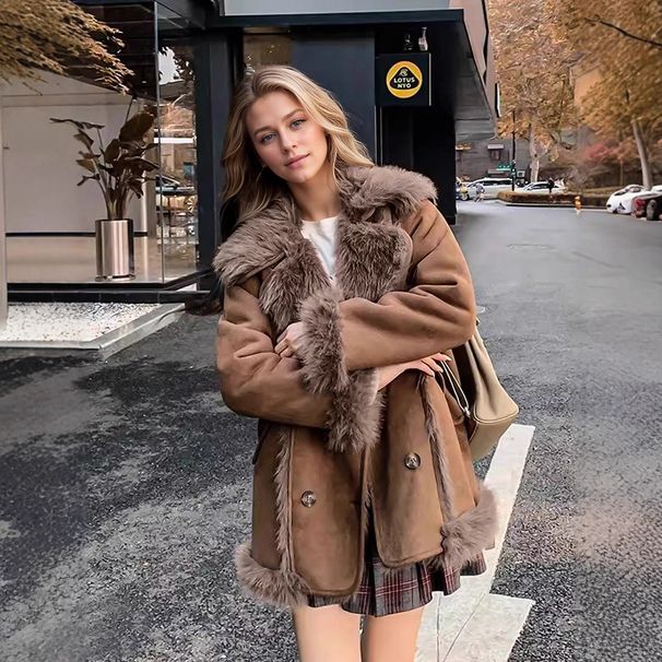 Autumn And Winter Long Fashion Versatile Original Designer Women's Casual Coat_ecoleips.com