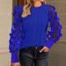 Women's Clothing Autumn Long Sleeve Fashion Mesh Splicing Round Neck Top T Shirt Women_ecoleips.com