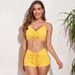 Women's Clothing New Ribbed Bikini Swimsuit Boxer Shorts Swimsuit Women Fitness Yoga Clothes Bikini Spot_ecoleips.com