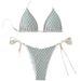 Women's Clothing New Women's Split Swimsuit Hollow Sexy Beach Hot Spring Fun Three Point Bikini_ecoleips.com