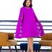 Women's Clothing Temperament Commuting Solid Color Leisure Loose Style Dress Clearance_ecoleips.com