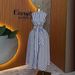 Women's Clothing Sleeveless Waist Cinching A-Line Dress Elegant Long Striped Fashion Autumn New American Dress_ecoleips.com