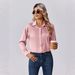 Aria Basics Aria Basics New European And American Cross-border Satin Women's Long-sleeve Silk Button-up Shirt For Autumn_ecoleips.com