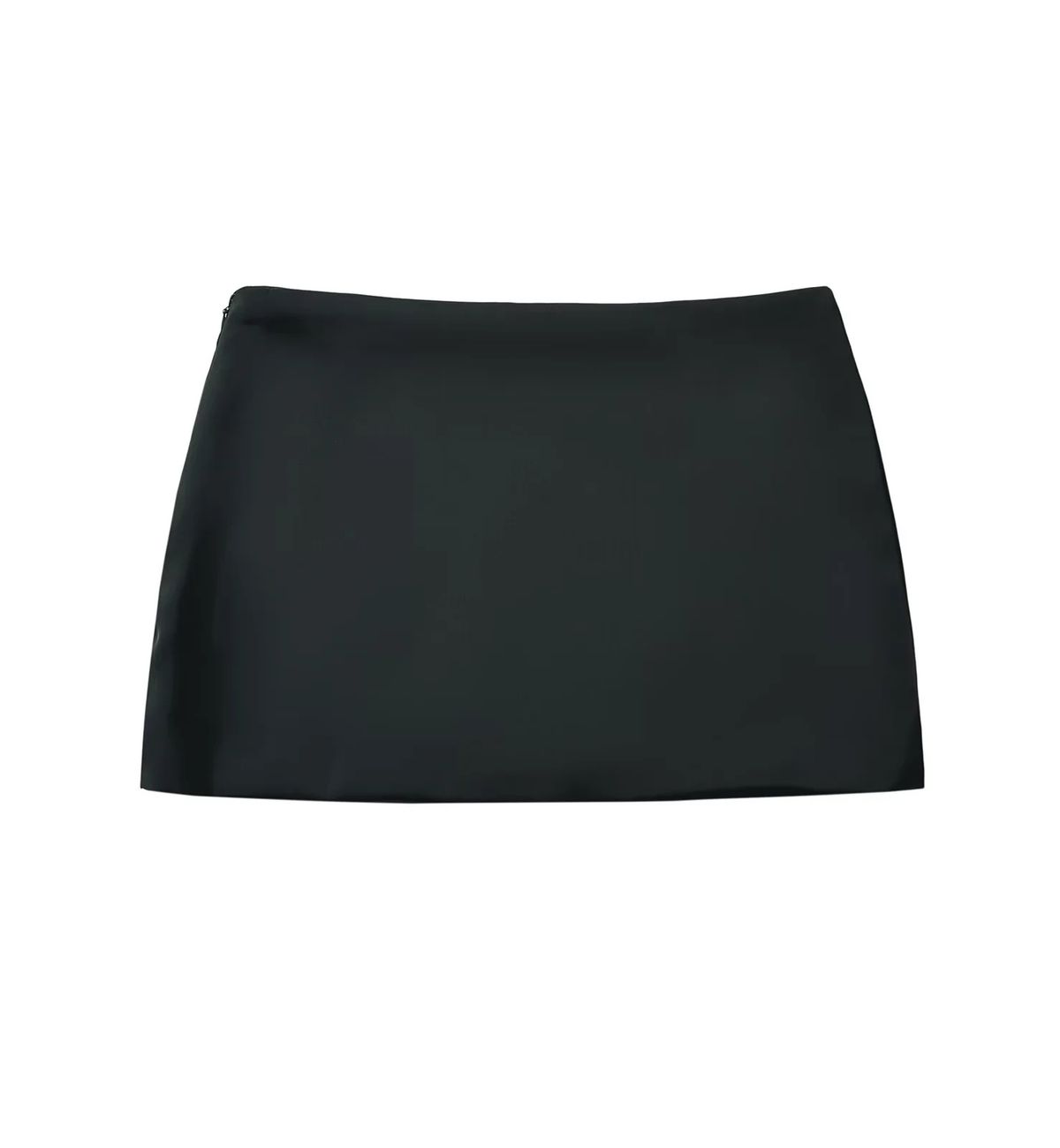 European And American Style Retro Satin A-line Solid Color Short Skirt, Sexy Summer Slim-fit Bodycon Skirt For Women_ecoleips.com