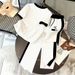 Women's Summer Sports Casual Pants Set GK Letter Print Short Sleeve T-Shirt And Pants Outfit_ecoleips.com