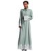 Verve Muslim Sleeve Embroidered Robe For Women, Arab Long Cardigan, Ethnic Clothing, Casual Wear_ecoleips.com