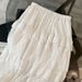 Women's Clothing Casual Fashion Suits For Women Summer New Style Net Red Round Neck Letter Print Short Sleeve Lace Long Skirt Two Piece Suit_ecoleips.com