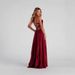 Elegant Backless Bodycon Dress With Waist Tie - Sexy Slim Fit Long Formal Gown For Women - Red_ecoleips.com