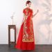 Elegant Vietnamese Ao Dai Dress With Lace & Sequins – Modern Cheongsam For Stage, Performance & Special Occasions_ecoleips.com