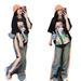 Women's Casual Sports Suit High End Temperament Street Style Net Celebrity Reducing Age Short Sleeved T-Shirt Two Piece Set Summer New Arrival_ecoleips.com