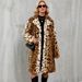 Luxury Faux Fur Coat – Oversized Long Women’s Jacket With Leopard Print, Vegan & Ethical Fashion_ecoleips.com