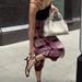 Talenza Plaid Print Skirt Women's Sexy Contrast Patchwork High Waist Back Zipper Bottom Slit Skirt Female Fashion Casual Skirts_ecoleips.com