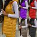 Women'S solid color temperament commuter cardigan hooded vest single-breasted sleeveless pocket mid-length coat_ecoleips.com