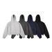 450g Heavyweight American High Street Fashion Brand Cleanfit Short Oversized Hooded Sweatshirt For Men And Women, Loose Fit And Thickened_ecoleips.com