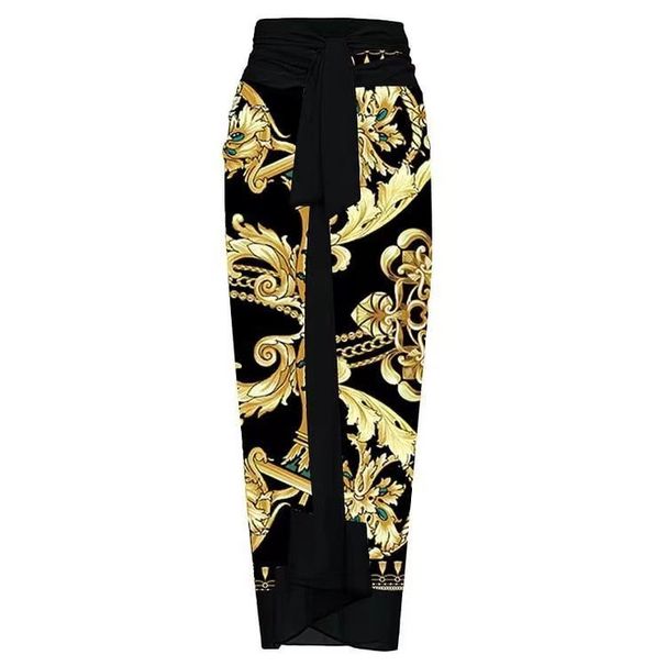 Women's Clothing new style style retro hot spring positioning printed swimsuit sexy lace one piece swimsuit two piece set_ecoleips.com
