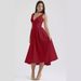2026 Summer New Slim Fit Strap Long European And American Style Fashion Printed V-neck Elegant Dress_ecoleips.com