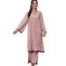 Verve Abaya Muslim Women's Fashion Spring Summer New Elegant Printed Set Dress_ecoleips.com