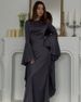 Women's Clothing Autumn And Winter Big Swing Sleeve Evening Dress_ecoleips.com