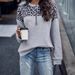 Leopard Print Zip-Up Hoodie – Oversized Drop Shoulder Streetwear, Retro Animal Print Pullover For Women (Gray, Dark Brown, S-XXXL)_ecoleips.com