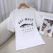 Women's Casual Round Neck Short Sleeve T-Shirt Multi-Color Style Simple Fashionable Sports Top Solid Printed Loose Fit_ecoleips.com