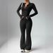 Xiyin High End Yoga Suit for Women Tight Fitting Long Sleeved Sportswear Set without Embarrassing Seams Sexy Design_ecoleips.com