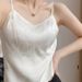 Summer Jacquard New Chinese Style Camisole With Chest Pads, Short Sleeveless Vest Women, Suitable For Outerwear Or_ecoleips.com