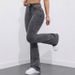 "Russian-Style Flared Jeans For Women – High-Waisted Bootcut Denim Pants (Size 25-32, Greyish Wash)"_ecoleips.com