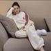 Women's Clothing Plus Size Casual Sports Suit For Women Spring And Autumn Loose Fashion Online Celebrity Long Sleeved Two Piece Suit_ecoleips.com
