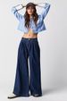 Women’s Clothing ins street style American wide legged casual jeans female manufacturer direct_ecoleips.com