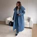 girl Girl Cross-Border Jacket European And American 2025 Winter New Loose Casual Warm Long Stand Collar Cotton Coat_ecoleips.com